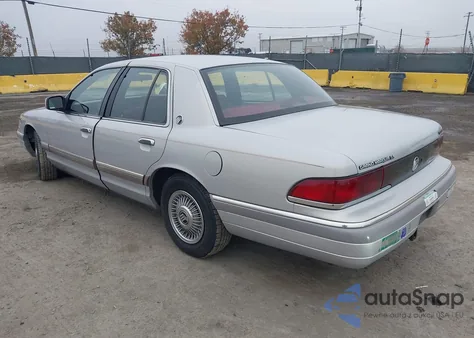1992 Mercury Grand Marquis Gs из США, поврежденный, VIN 2MECM74W4NX608457